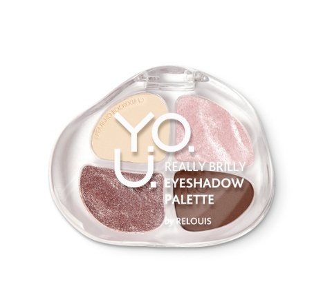 RELOUIS Y.O.U. Палетка теней для век Really Brilly тон:01 Rose Quartz