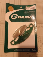 Колодки тормозные Kawasaki ZZR400, 600, ZZR1100, KLE 250, 400, 500, ZR 750 Zephyr, ZRX 400  / Suzuki GSF400, GSF250 bandit, VX 800, DR800 G-brake GM-05026S (Japan)