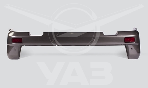 Накладка заднего бампера УАЗ-3163 (с2015г.) (коричнево-серый металлик)