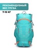 Картинка рюкзак туристический Ai One 1869 light blue-orange - 4
