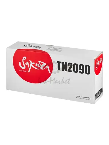 Картридж Sakura TN2090 для Brother HL-2132/DCP-7057, черный, 1000 к.