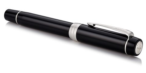Ручка-роллер Parker Duofold Classic 2017 Black CT (1931389)