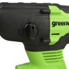 Перфоратор аккумуляторный бесщеточный Greenworks Арт. 3803007, 2 Дж, 24V, без АКБ и ЗУ — фото 8