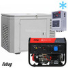 Бензиновый генератор в зимнем кожухе с блоком АВР Fubag BS 9000 A ES/1200SCW RAL 7035 — фото 1