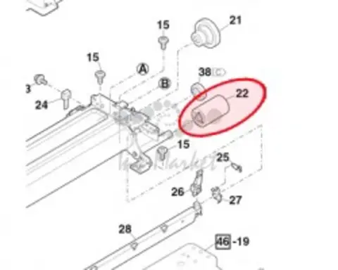 Шестерня оригинал Sharp NGERH2484FCZZ