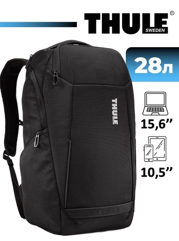 Картинка рюкзак для ноутбука Thule Accent Backpack 28L (2023) Черный - 1