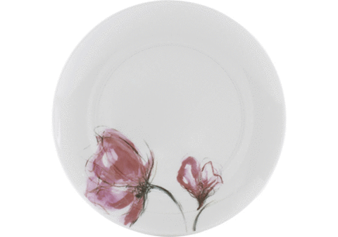 Тарелка Eden красная, 21см