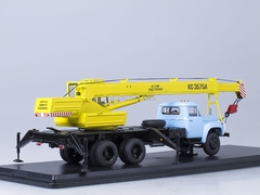 ZIL-133GYa KS-3575A Truck Crane yellow-blue Start Scale Models (SSM) 1:43