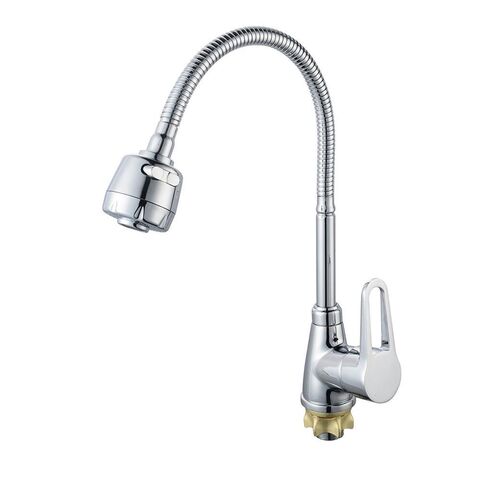 Смеситель для кухни, РМС, Export, гибк излив, с картриджем, хром, SL141-016F