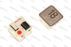 Кнопка (кнопочный модуль) MT42 RUS "18 Этаж", квадратная, красная подсветка, Брайль.