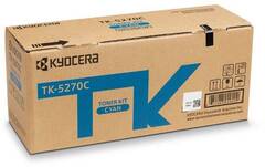 Тонер-картридж Kyocera TK-5270C для P6230cdn/M6230cidn/M6630cidn, голубой. Ресурс 6000 страниц (1T02TVCNL0)