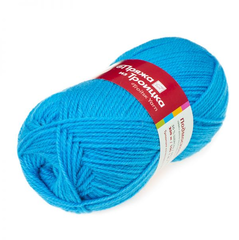 Пряжа "Подмосковная", 50% шерсть, 50% акрил, 100гр-250м, бирюза