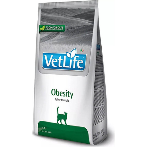 Сухой корм Farmina Vet Life Cat Obesity 400 г для кошек с ожирением