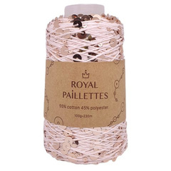 Royal Paillettes (180-01 cuprum - св.розовый медь)