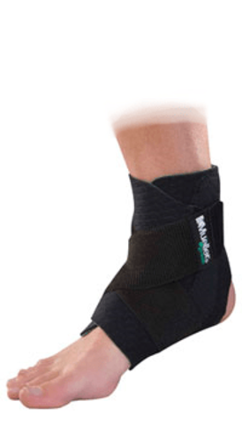 86511 Mueller Green Adjustable Ankle Support,Регулируемый фиксатор на голеностопный сустав , Черный, один размер