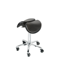 saddle chair chrome m