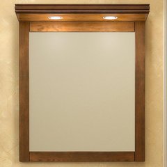 Зеркало МИРАЖ 65, светлый орех