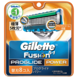 Сменные лезвия Gillette Fusion ProGlide Power 8 шт из Японии