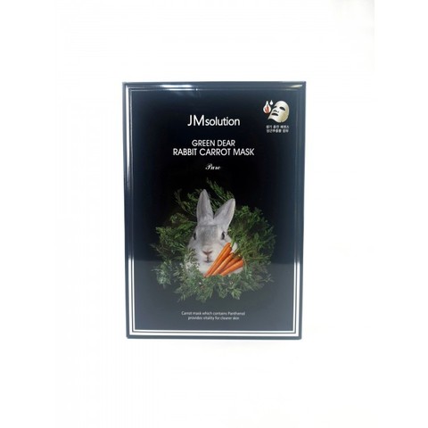 JMsolution Green Dear Rabbit Carrot Mask Pure тканевая маска с экстрактом моркови