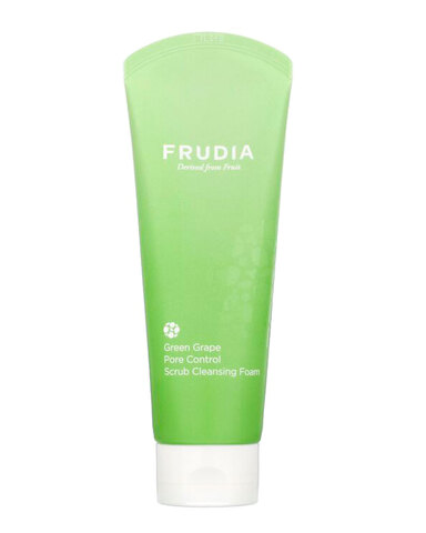 Frudia Green Grape Pore Control Scrub Cleansing Foam - Скраб-пенка для умывания с виноградом