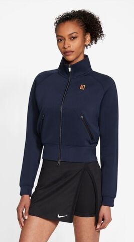 Жакет женский  Nike Court Heritage Jacket FZ W - obsidian/white