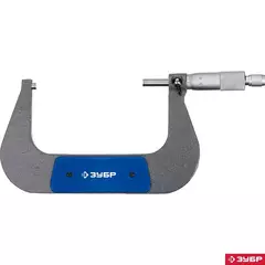 ЗУБР МК 100, 75 - 100 мм, гладкий механический микрометр, Профессионал (34480-100)