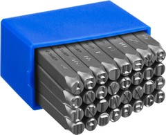 ЗУБР 6 мм, кириллица, штамповочные буквенные клейма, Профессионал (21503-06)