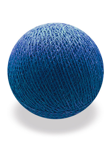 Хлопковый шарик темно-синий