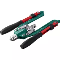 KRAFTOOL Combo3-M12, 3 вида заклёпок, комбинированный складной заклепочник в кейсе (31182)