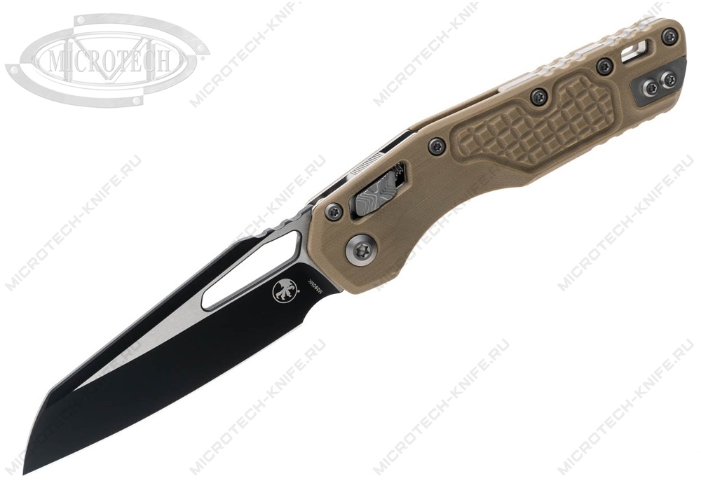 Нож Microtech MSI 210-1FRGTTA Tan Frag G-10 Black Blade