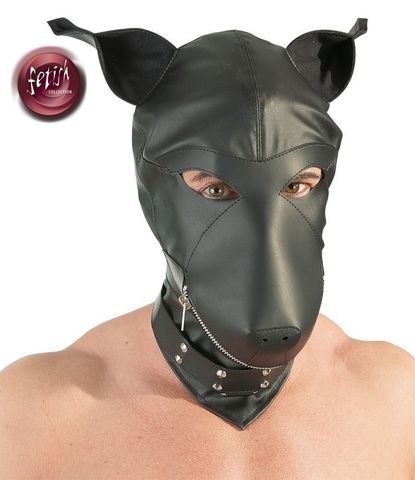 Шлем-маска Dog Mask в виде морды собаки - Orion Fetish Collection 24900991000