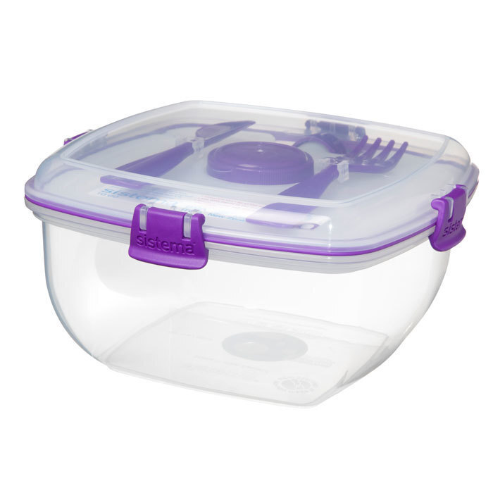 Контейнер для салата с охлаждающим элементом Sistema 