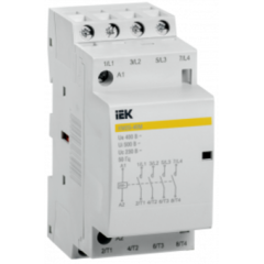 Контактор модульный КМ20-40М AC IEK MKK11-20-40