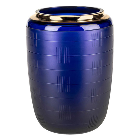 Ваза 15см Vista Alegre Джет Блэк синяя