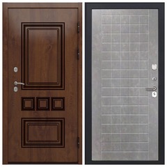 Купить Входная дверь термо Аура - ФЛ 256 ПВХ бетон пепельный