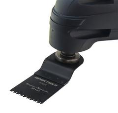 Насадка для МФИ ПРАКТИКА режущая пазовая прямая, HCS, по дереву, 34 мм, крупный зуб (240-089)