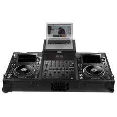 Кейс UDG Ultimate Flight Case Pioneer CDJ-3000/ 900NXS2 Black Plus (Laptop Shelf + Wheels)
