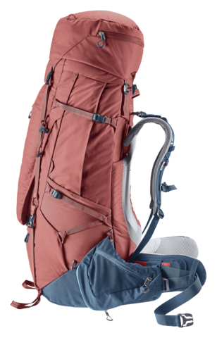 Картинка рюкзак туристический Deuter Aircontact X 80+15 SL Redwood-Ink - 11