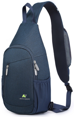 Картинка рюкзак однолямочный Nevo Rhino 8999-nw Blue - 1
