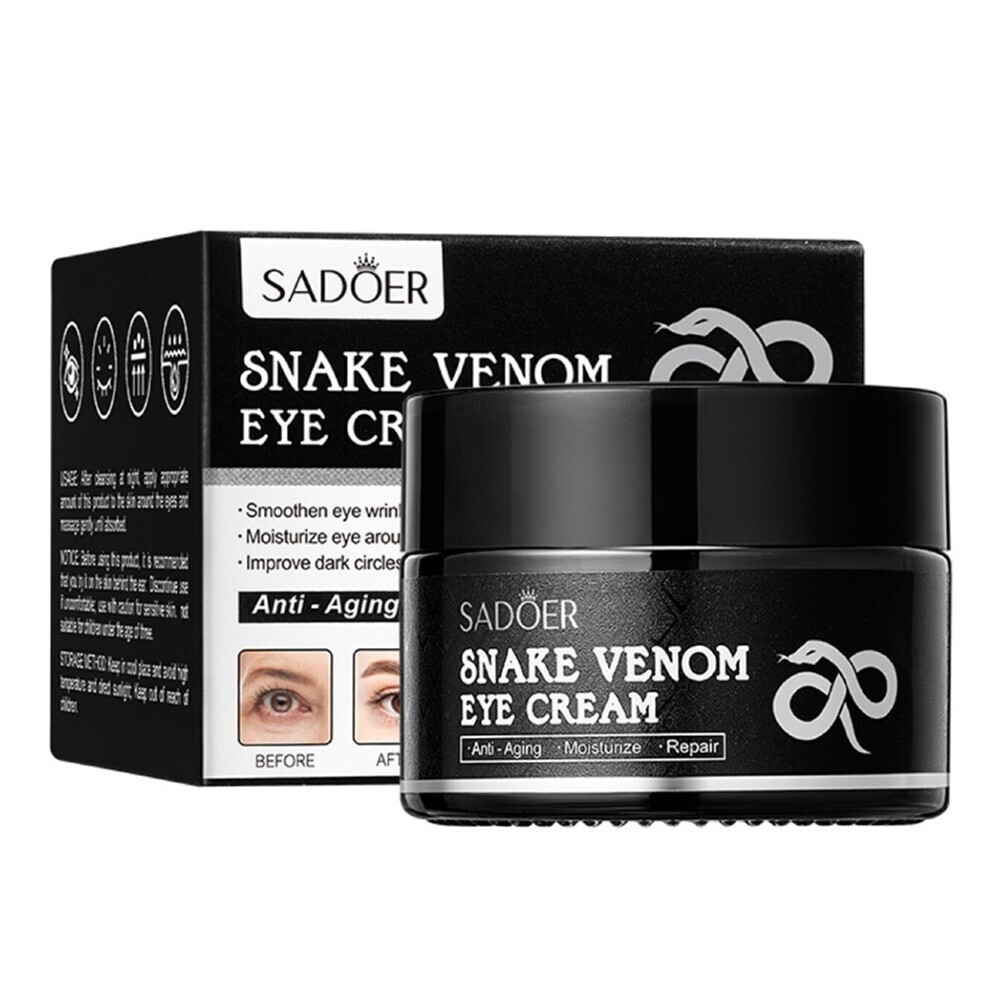 Лифтинг-крем для кожи вокруг глаз с пептидом змеиного яда Sadoer Snake  Venom Peptide Eye Cream - купить по выгодной цене 399 ₽ | Golden Patch -  маски, патчи, сыворотки