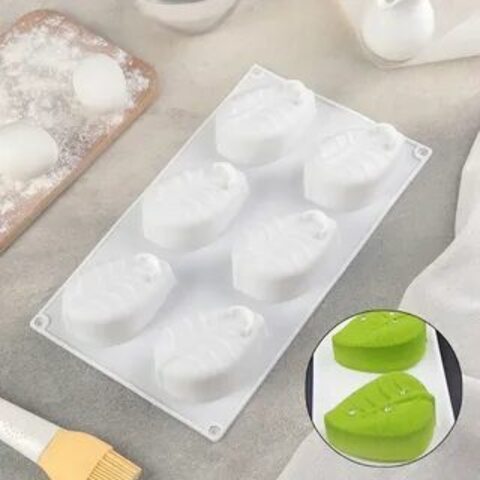 Форма для выпечки и муссовых десертов 6 ячеек 29,5x17x3,2 см (8,7х5,5 см) 