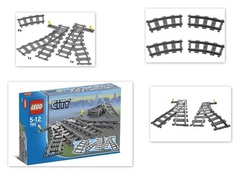 Lego Город Железнодорожные стрелки (7895)