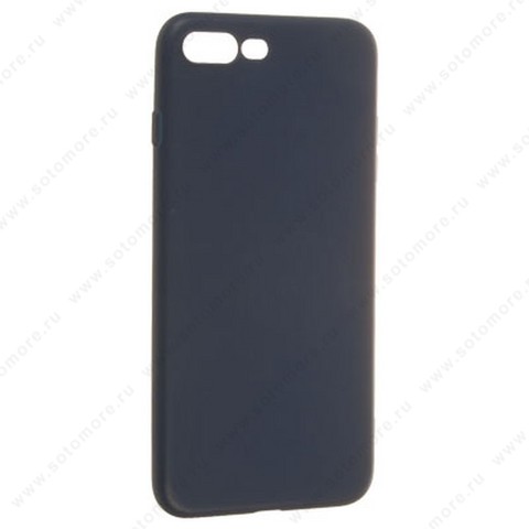 Накладка силиконовая Soft Touch ультра-тонкая для Apple iPhone 8 Plus/ 7 Plus синий