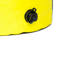 Герметичный баул с клапаном 60 л, yellow