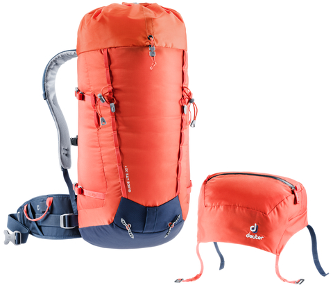 Картинка рюкзак для скитура Deuter Guide Lite 30+ Papaya/Navy - 6