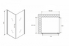 Abber Sonnenstrand AG04080B-S90B Душевой уголок, 80x90x195