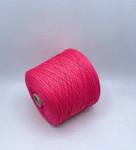Бобинная пряжа (пр.Италия), art.Cotone, 350м/100 гр. 100%Хлопок, цвет-Розовый коралл , арт.34775