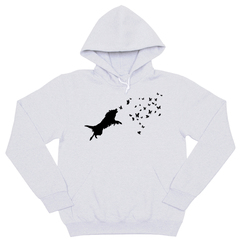 Толстовка "Бордер Колли и бабочки"