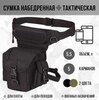 Картинка сумка на бедро Skully Tactic RWZS72 black - 1