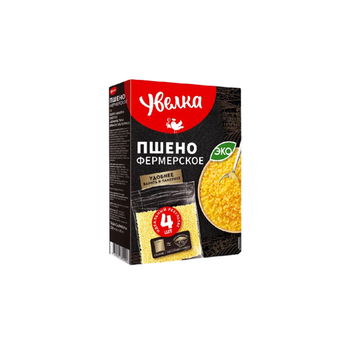 Крупа Увелка пшено Фермерское 4шт 320гр